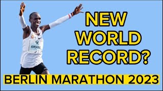 NEW WORLD MARATHON RECORD? Eliud Kipchoge third world marathon record chase at Berlin Marathon 2023