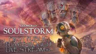 Oddworld Soulstorm (PS5) [PAL] First Public Playthrough Live Stream #2