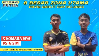 🔴LIVE 8 BESAR KETUA UMUM PBVSI CUP 2023 ZONA UTAMA (PA) - X KOMARA JAYA 🆚️ GSM