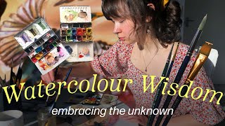 Letting go of perfectionism & embracing the unknown 🎨🖌️ Watercolour Wisdom