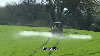 Crop Spraying | Farming | British Farming | Cheshire | HD Stock Footage | E16R44 052