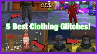 5 Best Clothing Glitches In One Video!!! GTA 5