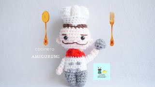 Cocinero amigurumi tutorial