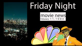 Movie News for February 1994 - Friday Nigh witht Guest Host Mark Pitta - Jim Carrey, Alec Baldwin