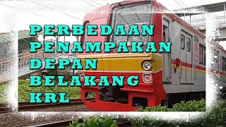 Sulit dibedakan depan dan belakang || inilah penampakan KRL