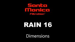 RAIN 16  dimensions