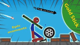 15 Min Best falls | Stickman Dismounting funny and epic moments | Like a boss compilation