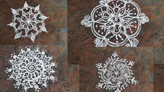 Easy Rangoli /Small Kolam/Daily Kolam /