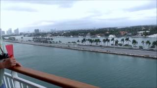 Norwegian Pearl leaving Miami