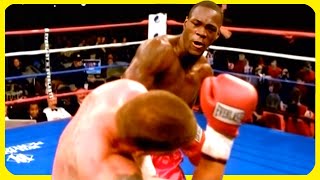 Deontay Wilder debut Insano - TRIPLE CAIDA!