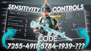 UPDATE 2.9 🔥 Best Zero Recoil Sensitivity settings + Control settings CODE for Pubg Mobile/BGMI 2023