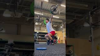 Squat snatch + Power snatch #shorts