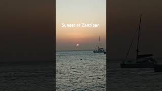 Sunset at Zanzibar