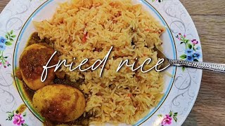 easy fried rice recipe 😍✨️ // easy restaurant style// 🪷Fried rice🪷//