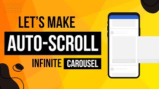 Auto Scrolling Infinite Carousel - iOS 18 - Xcode 16