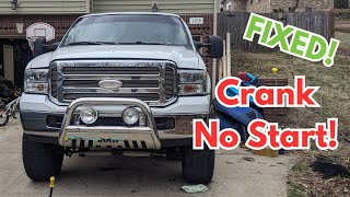 2005 F250 6.0L Crank No Start! Starter Replacement