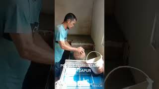 PROSES PEMBUATAN MEJA DAPUR