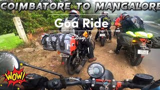 2023 Goa Ride | Coimbatore to Mangalore | Motovlog | Day-1  #tamil #goaride