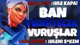 BAN YEDİRTECEK VURUŞLAR !? (hile dediler !) | Valorant Türkçe