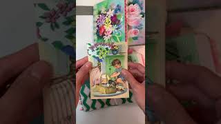 Greeting Card Junk Journal Flip Through