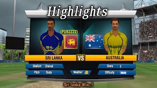 Sri lanka vs Australia 2022 highlights | limited over |wanindu hasranga man of the match