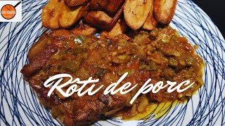 Comment faire un délicieux rôti de porc. Cuisine camerounaise