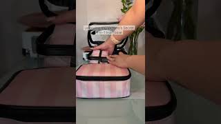 #unboxing my #victoriassecret 4-in-1 #traincase 💖#makeupkit #unboxingasmr #asmrvideo #asmrcommunity