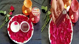 घर पर गुलाब जल बनाने का आसान तरीका।D I Y rose water।how to make rose water।Monu & mummy's kitchen