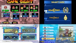 Compilation of Main Menu/Character Select music in Mario Kart (1992 - 2014)