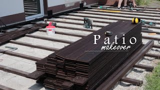 Patio makeover ✨️/ IKEA garden furniture🌳 / building a deck