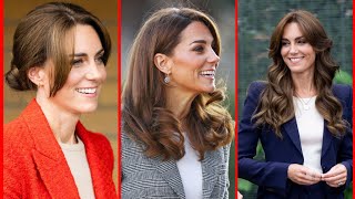 Kate Middleton's Beautiful Haircuts idaes #royalfashion