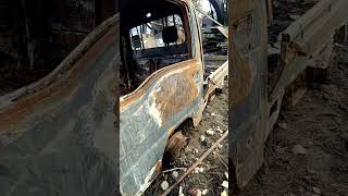 🔥JDM Kei Mini Truck Devastated: Heartbreaking Wildfire Aftermath 😢 SUBARU SAMBAR