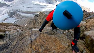 Piz Trovat Via Ferrata Switzerland - Steep Section