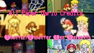 All Paper Mario Credits [Special/Especial San Valentin] (Staff)