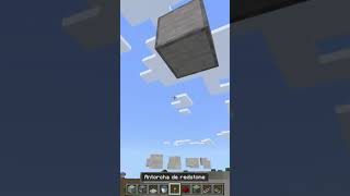 COMO HACER UN CAÑON CIRCULAR EN MINECRAFT  #minecraft #shorts #shortsminecraft