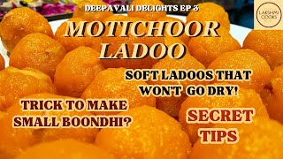 Motichoor Ladoo Recipe in Tamil | Orange Ladoo | Secret Tips for Softest Ladoos | Easiest Method!