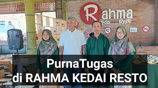 PurnaTugas di Rahma Kedai Resto Tawangmangu