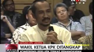 Ketua KPK Abraham Samad Sempat Menangis Sewaktu Konferensi Pers Mengenai Bambang Widjojanto