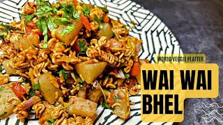 Nepali Wai Wai Bhel-You can't forget the taste | How to Make Special Wai Wai Bhel