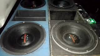 4 woofer hard power 550 RMS cada #pancada