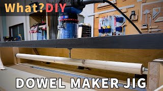 I made a jig to round square stock using a trimmer.