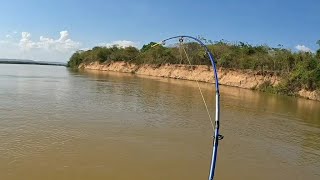 a força desse peixe é tremenda - PESCARIA na ceva- Rio São Francisco