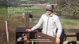 8 Bike Repair Boxes and 4 Eagle Scout Projects on Mount Diablo State Park