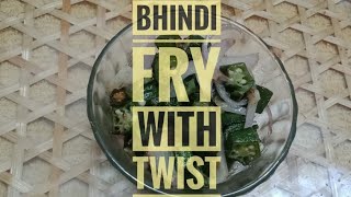 Twisted Bhindi Fry #indianfoodblogger #MyStyle