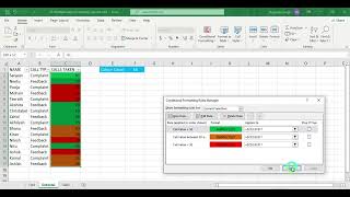 How to count coloured cells in Excel