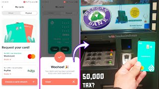 How To Order SADAPAY Mastercard and Withdraw Funds From any ATM Machine | Unboxing and Activation