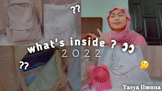 What's in My School Bags ?? 2022 | Vlog | Brunei | TASYA ILMUNA