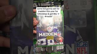 Some kid gonna get the wrong madden for Christmas 💀#shorts #meme #madden #music