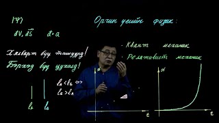 Орчин үеийн физик  - Удиртгал лекц