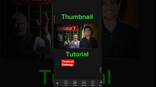 How to create a YouTube Thumbnail like Dhruv Rathee #thumbnailtutorial